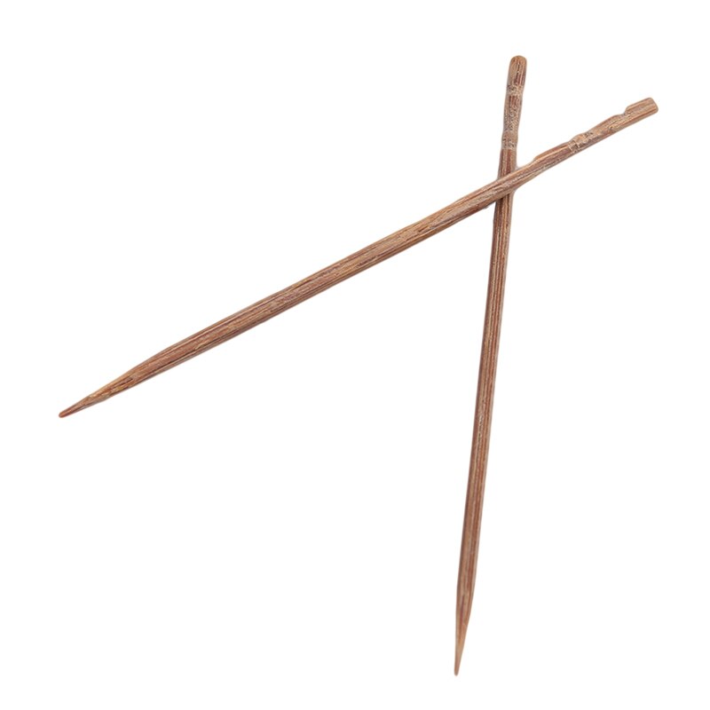 800 stuks/partij wegwerp tandenstokers van hout voor thuis, restaurant, hotel, servies, decoratie, gereedschap
