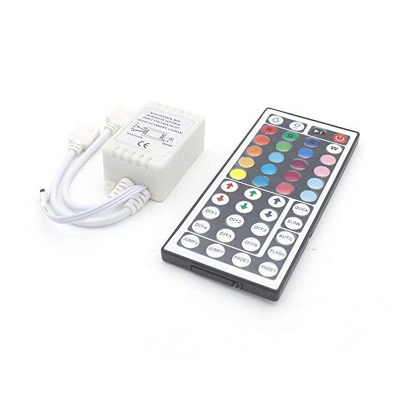 Led Controller 44 Keys LED IR RGB Controler LED Lights Controller IR Remote Dimmer DC12V 6A For RGB 3528 5050 LED Strip