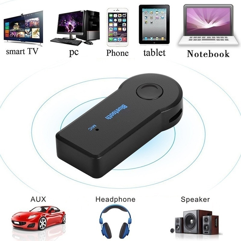 Bluetooth AUX Mini Audio Receiver Auto Bluetooth Transmitter 3,5mm Jack Freisprecheinrichtung Bluetooth Car Kit Musik Aux Bluetooth Adapter