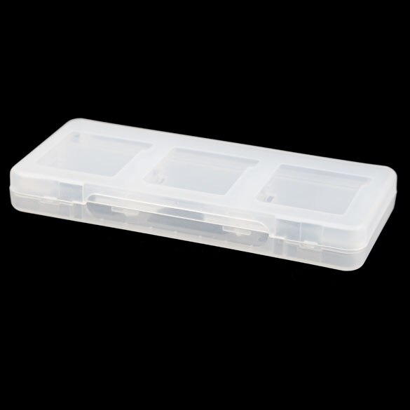 Estojo de cartucho portátil nintendo ds lite, 6 em 1 para nintendo ds lite e ndsl nds caixa de caixa