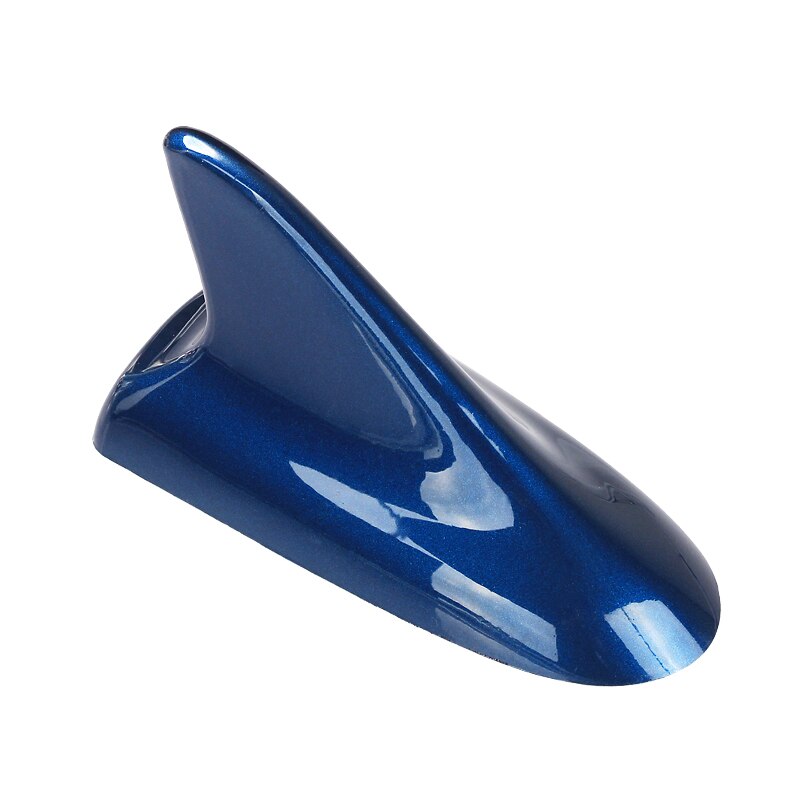 Waterproof Auto Car Shark Fin Universal Roof Antenna Decorate Aerial Stronger signal Suitable Antenna for most car models: Blue