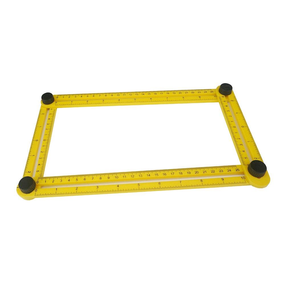 A2 Multi Template Tool Angle Measuring Protractor Ruler Builders Craftsmen Engineers Layout Woodwork Folding Rulers