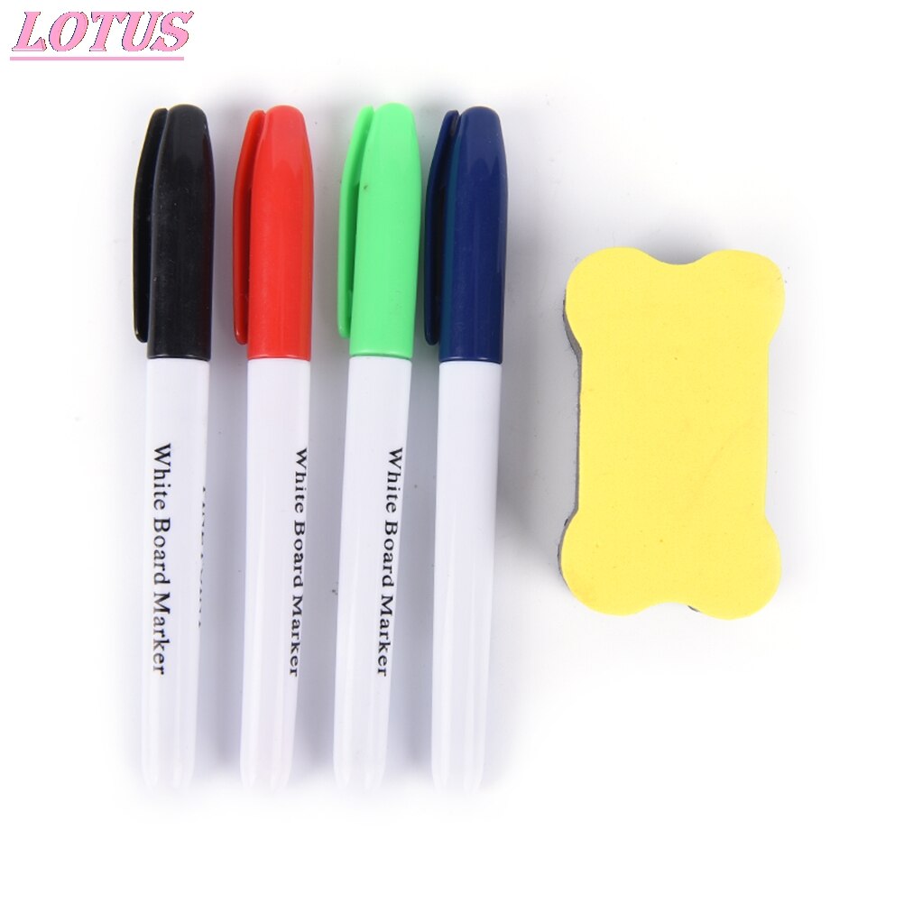 Stylo effaçable à craie liquide pour tableau blanc, marqueur pour tableau blanc, fournitures scolaires et de bureau avec gomme pour tableau blanc