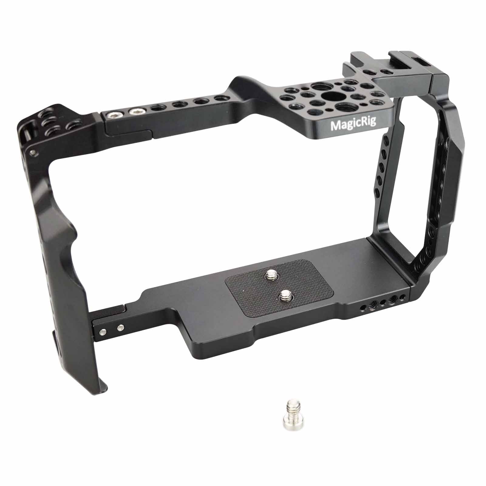 Magicrig Camera Full Kooi Voor Bmpcc 6K Pro Met Arri Lokaliseren Gat &amp; Koude Schoen, voor Blackmagic Pocket Cinema Camera 6K Pro