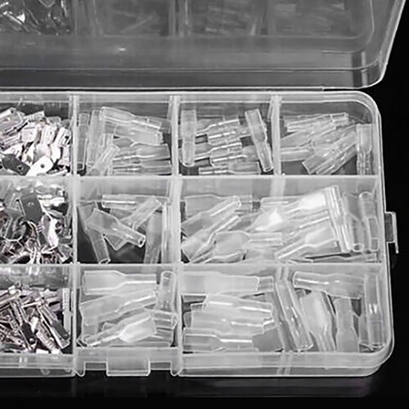 270Pcs Cold Pressed Terminal 6.3 4.8 2.8 Bare Plug... – Grandado