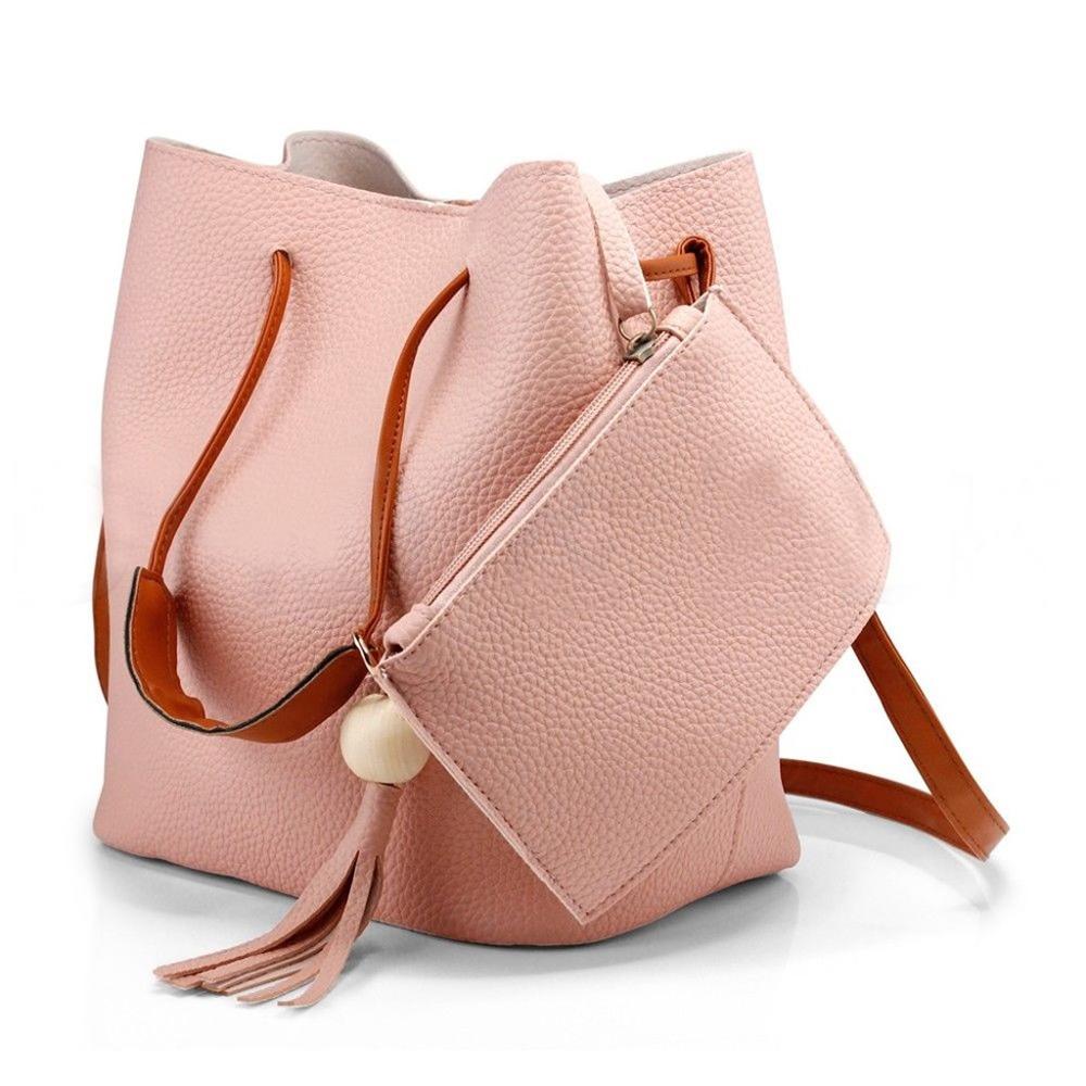 Dames leren tassen dames kwastjes portemonnee schoudertas handtas messenger tas crossbody tassen bucket bag torebki damskie