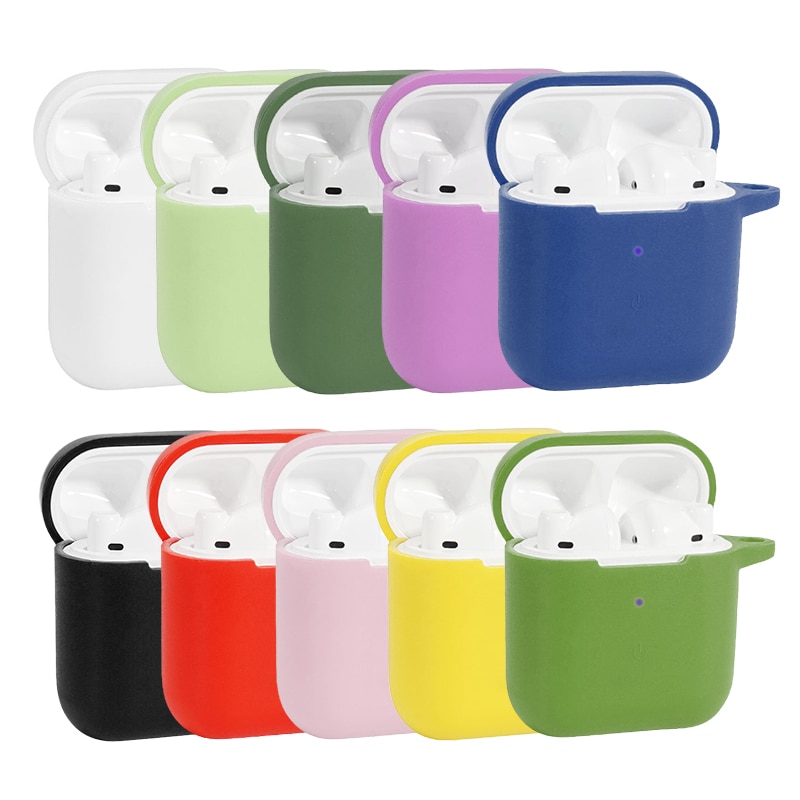 Silicone Earphone Case For QCY T8 Wireless Bluetooth Earphone Case Shockproof Protective Cover Skin Accessories For QCY T8