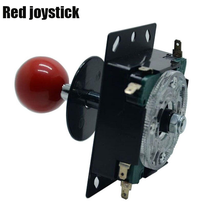 Arcade stick 4/8- vejs arkadespil joystick bold joy stick rød bold udskiftning bruger til 4 mikroswitches til at registrere on/off position