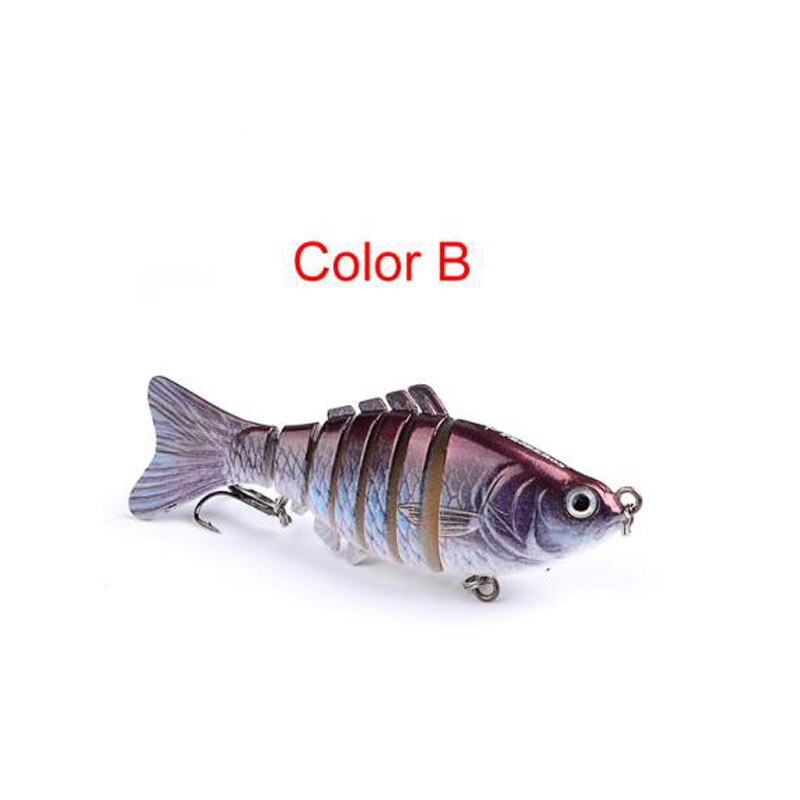 Fishing Lures Lifelike Eyes 7 Segment Realistic Fishing Artificial Bait Bionic Bait Treble Hooks Crucian Carp: type  2