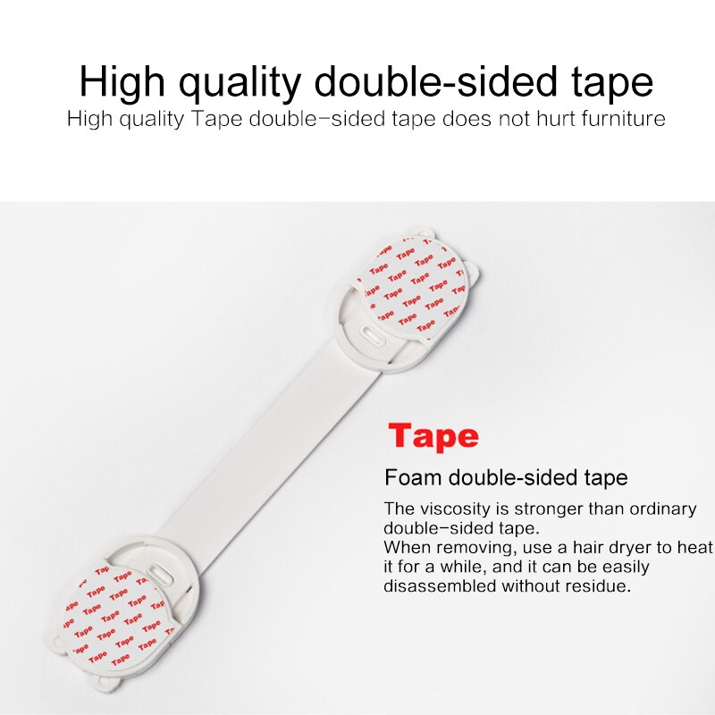 1Pc blokada dziecięca ochrona dziecka zamek meblowy robić szafki robić lodówek zamek robić szuflady bezpieczeństwo dzieci plastikowe zabezpieczenie produktów bezpieczeństwa dla dzieci