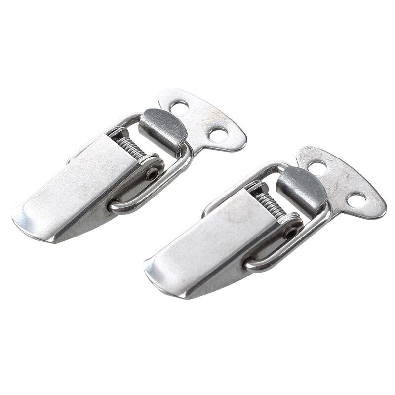 28mm Length Hardware Aviation Toolbox Metal Toggle Latch 2 Pcs