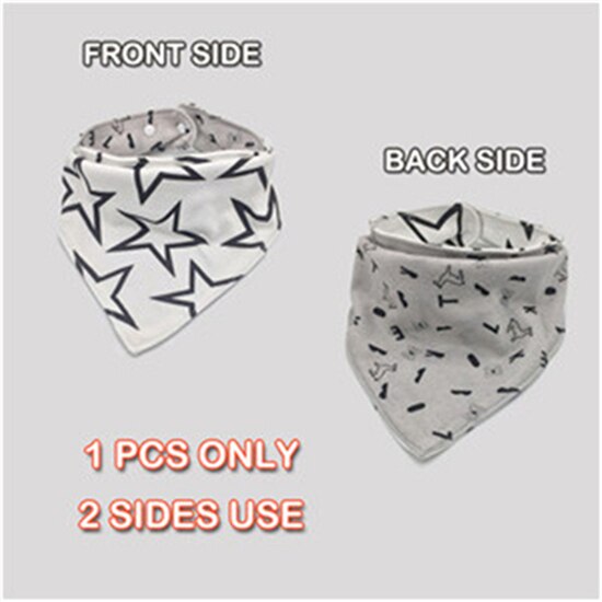 Babadores de bebê tamanho grande menino menina algodão burp panos moda estampa animal do bebê duplo uso bandana babadores: 20
