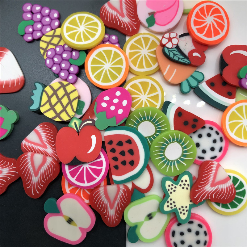 Arcilla polimérica para hacer pendientes para niños, arcilla suave para hacer pasteles, animales, flores, frutas, 60g, 5mm, 10mm, 20mm: 20mm 60g
