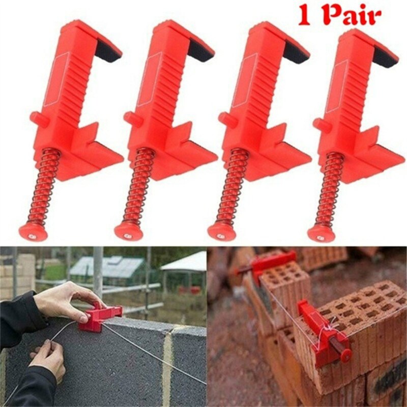 Nivelador de ladrillo para construcción, herramientas de medición de ingeniería, nivel de construcción, 1 par