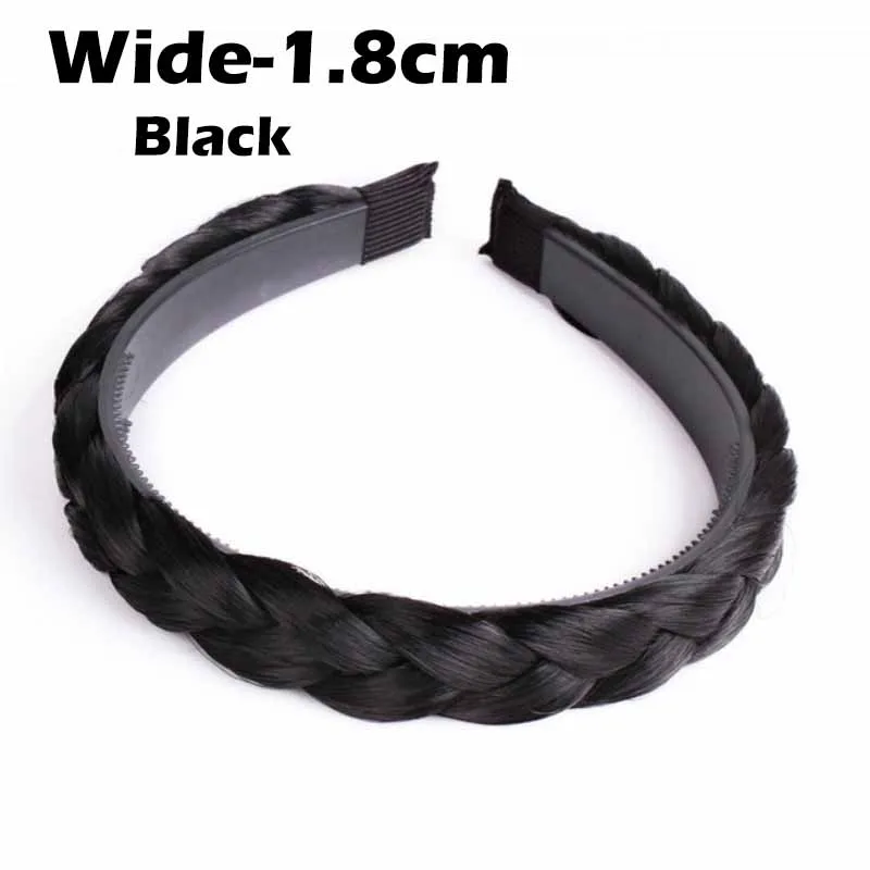 Synthetisches Stirnband Ich bin böhmischen Stil, Fischschwanz-Zöpfe, Haar mit verstellbarem Gürtel, geflochtenes Haarband für Damen, Frisur, Haarteile: Blau