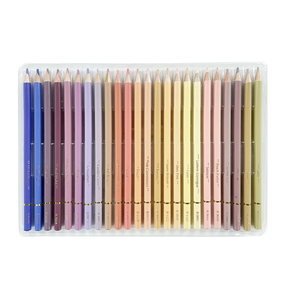 Brutfuner Macaron Colors 72Pcs Colored Pencil Soft Pastel Drawing Pencil Set Sketch Pencil Kit For School Coloring Art Supplies