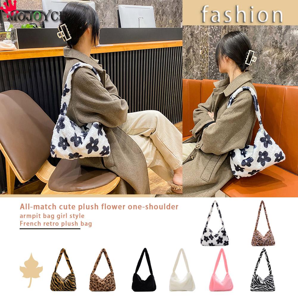 Bolsa de ombro macio bolsa mensageiro moda casual macio crossbody sacos de pelúcia macio underarm ombro feminino totes sacos de embreagem