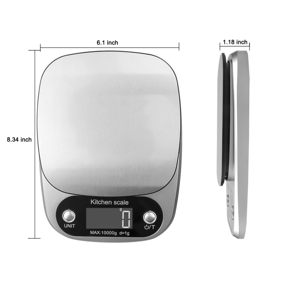 Multifunction Digital Kitchen Scale LCD Display Food Scale Electronic Baking & Cooking Scale