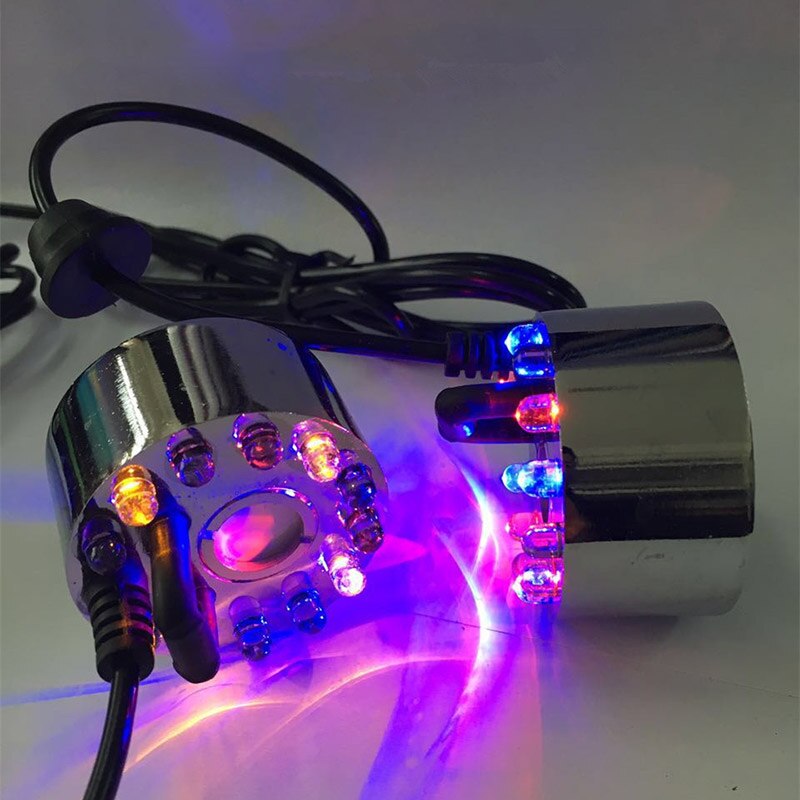 Brumisateur ultrasonique à 12 led, fontaine d'eau pour étang, humidificateur d'air QP2
