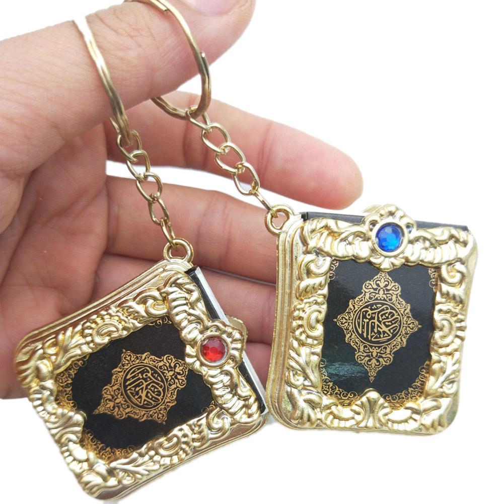 Fotoramme egenskaber nøglering islamisk stil lille vedhæng mini nøglering vedhæng poser nøglering smykker tilbehør