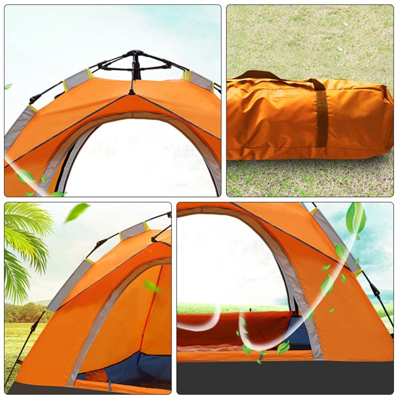 1 Set Tent Wandelen Waterdicht Winddicht Vouwen Camping Tent 2 Persoon Tent Voor Outdoor