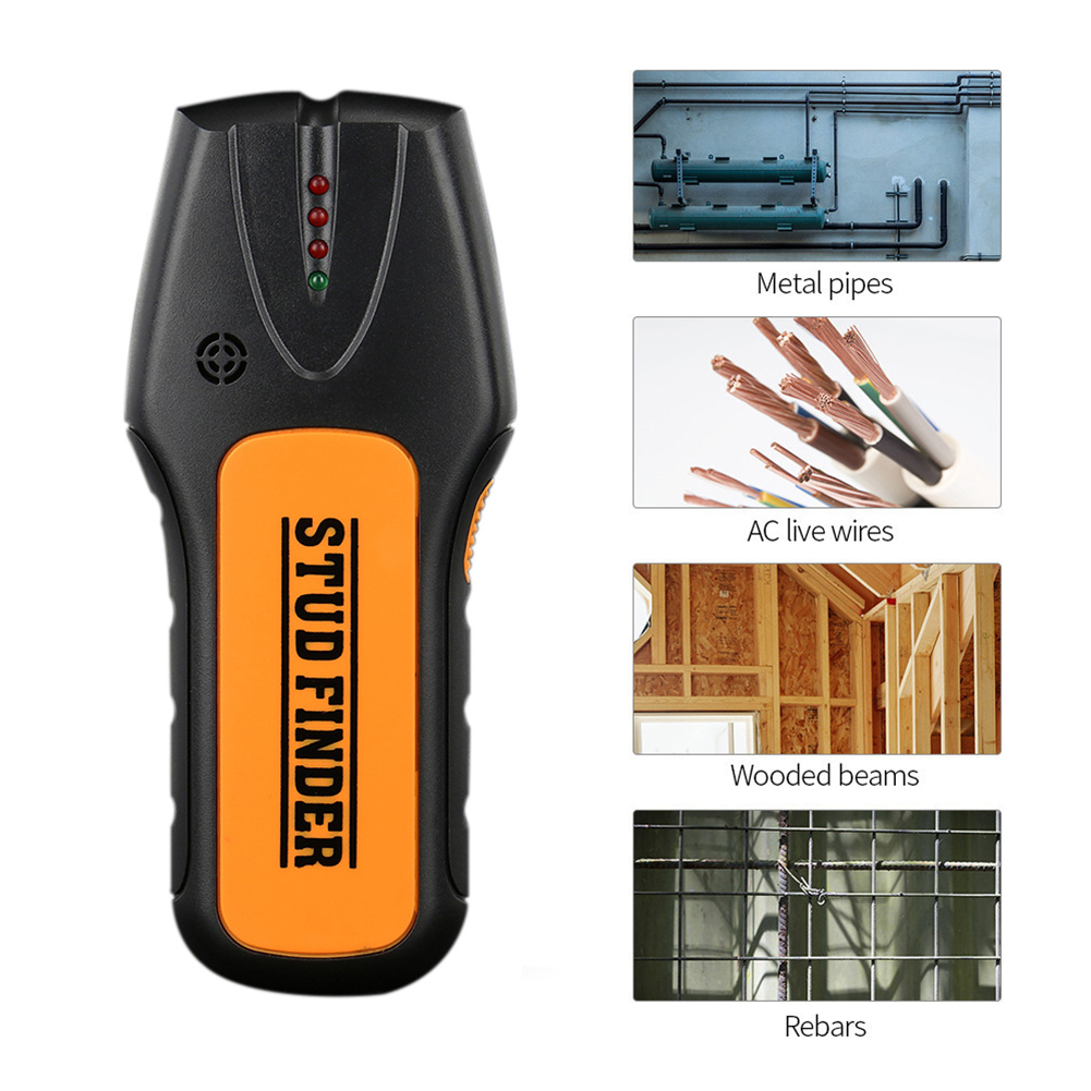 AC Live Wire Copper Finder Wall Scanner Metal Detector Electric Metal Wood Studs Tough Easily Carrying Lightweight Tools