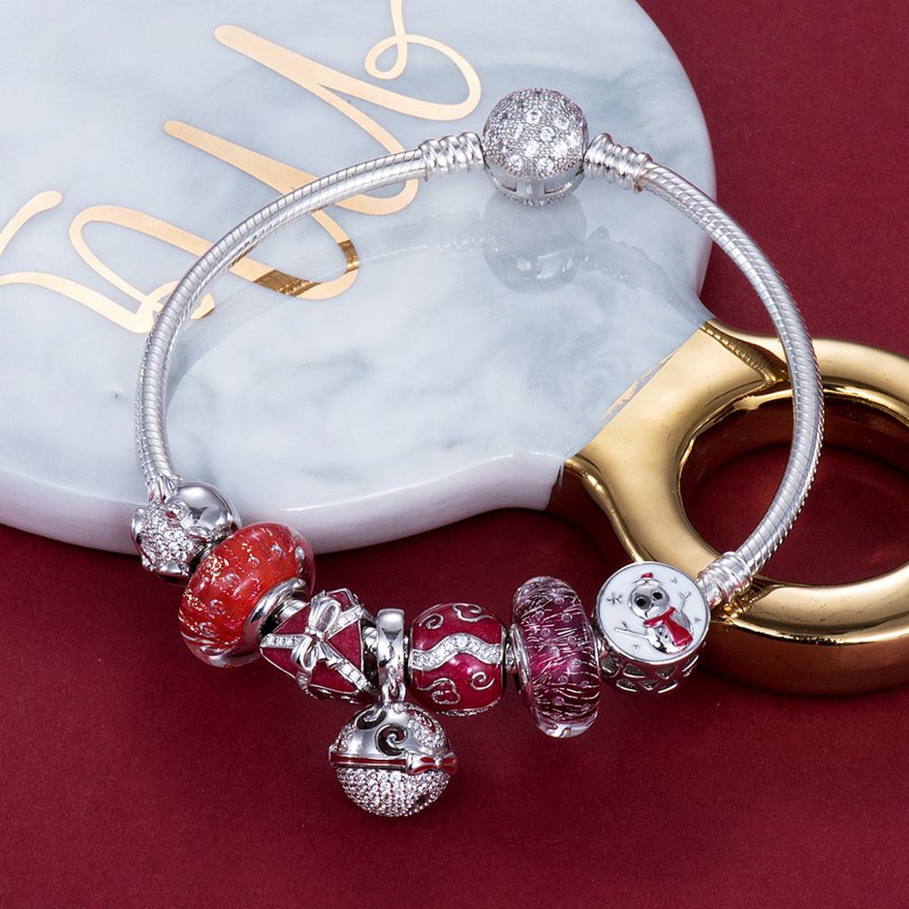 verrotten 925 Sterling Silber perlen Reize passen Armbänder Nie ändern farbe DDBJ019