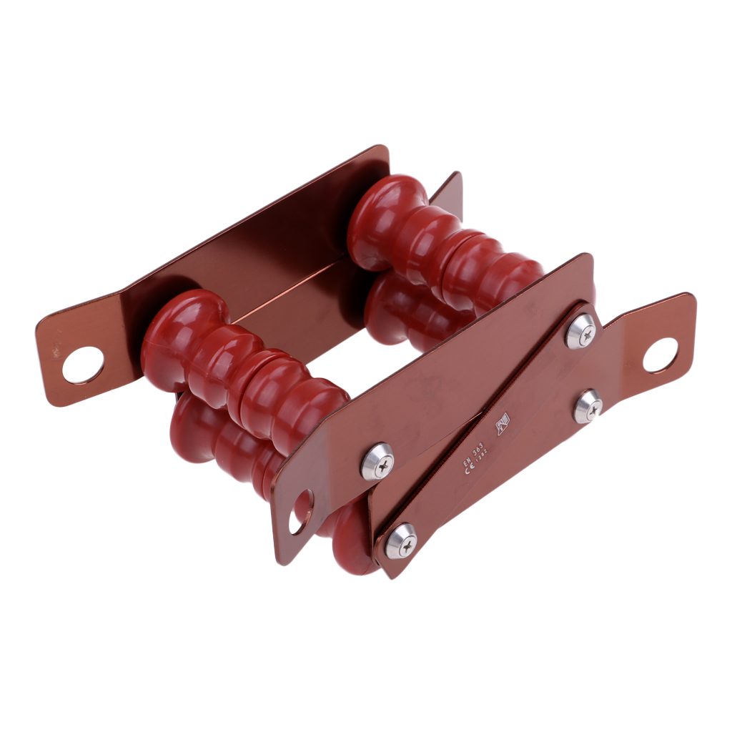 Rock Climbing Rope Edge Protector Rolling Rope Anchor Guard Roller Smooth Roofing Caving Mountaineering Rolling Rope Protector