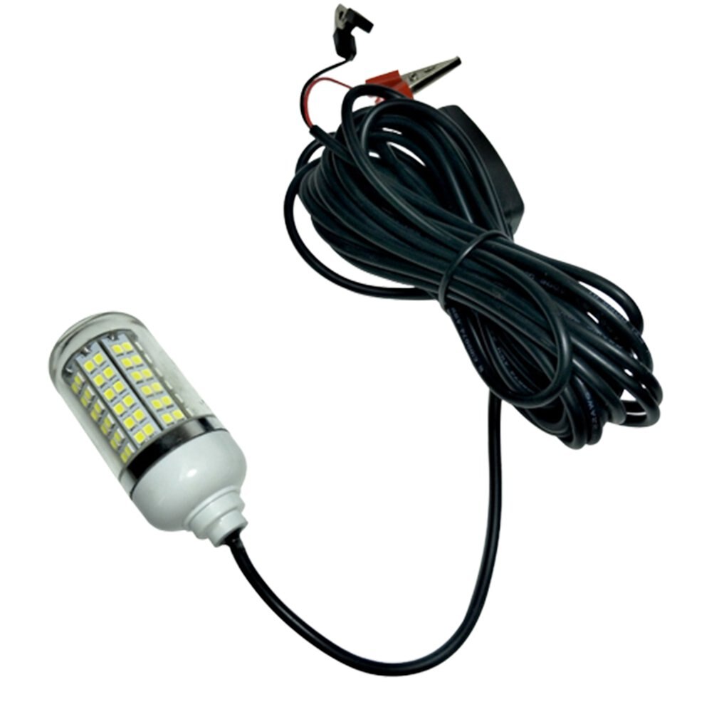 Outdoor 12V Spanning Waterdichte Led Vissen Licht Groen Licht Vissen Licht Led Vis Lamp Vlot Vissen Lokken Vis Licht