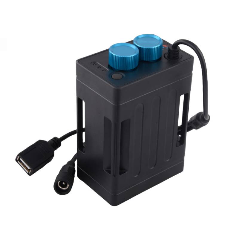 Trustfire  eb03 vedenpitävä 18650 akkuvirtapankki kotelo usb latauspuhelin  dc 8.4v akkukotelo laatikko led-pyörän valolle: Eb03 6 x 18650