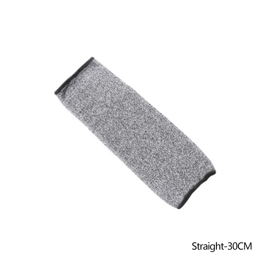 Cut Arm Sleeve Level 5 HPPE Safety Gloves Resistant Anti-Puncture Arm Protection for Construction Automobile Glass Industry: Straight-30CM