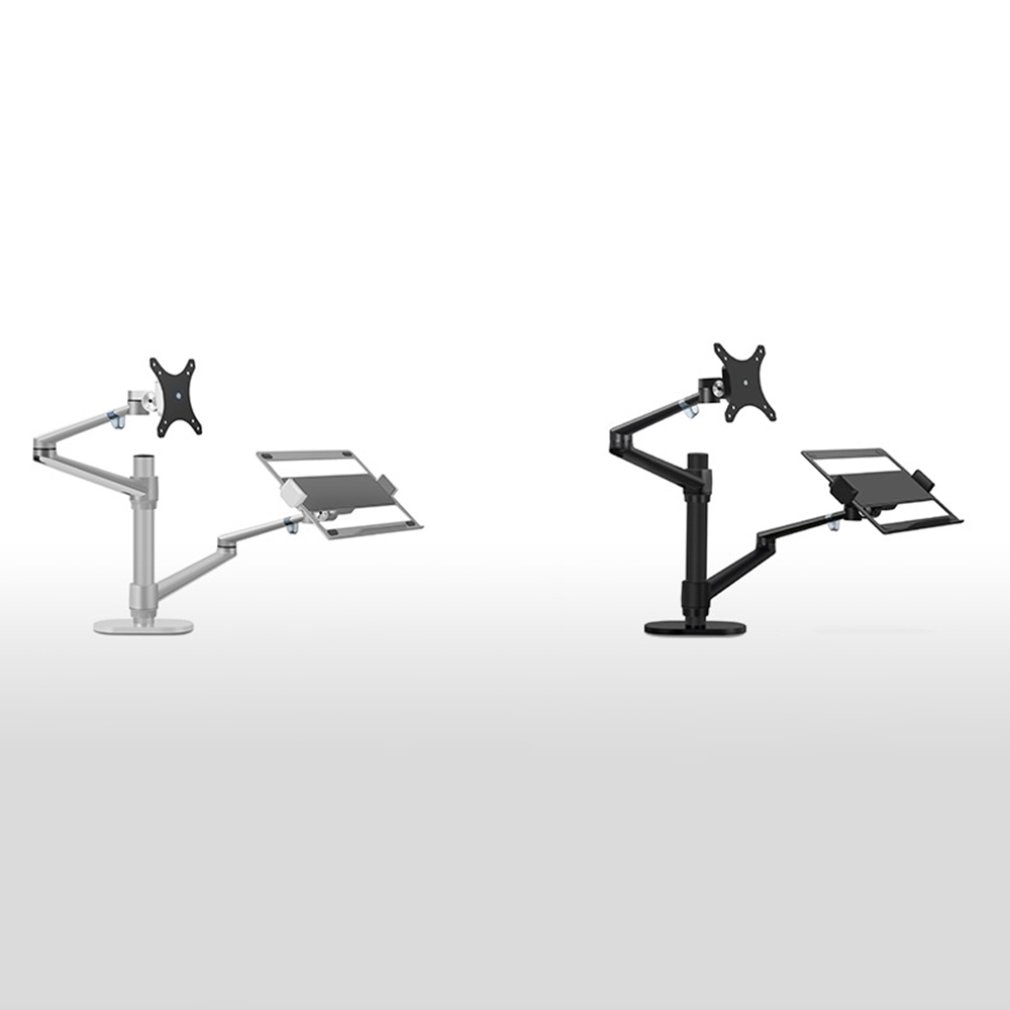 Dual Arm Monitor Holder Desktop Clamping 360 degree Dual Arm for Monitor Holder LCD Monitor Brackets Notebook stand Nieuwe