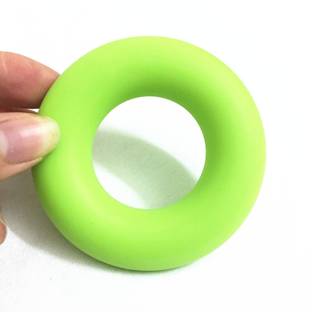 1pc Silicone Donuts Fitness Hand Expander Gripper Strengthener Forearm Wrist Finger Exerciser Trainer Stress Relief Hand Therapy: Yellow