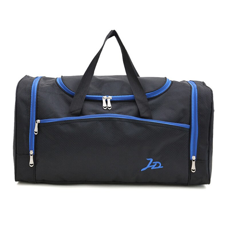 Travel Bag Men and Women Sports Training Fitness Bag Short Travel Handbag Large Capacity Luggage Bag sac de XA191K: Blue