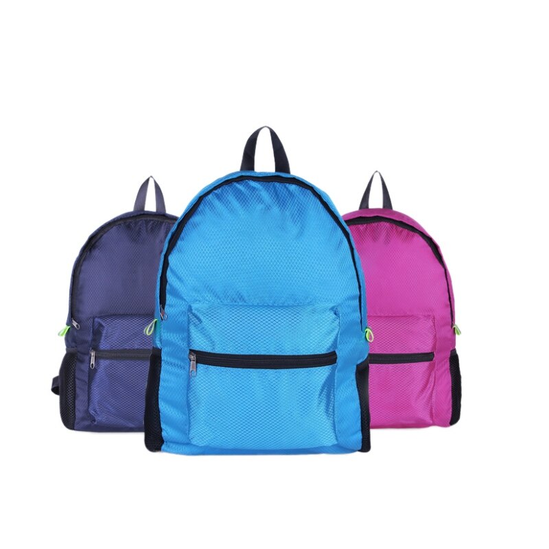 Lightweight Nylon Foldable Backpack Waterproof Backpack Sport Bag Portable Men Women for Travel