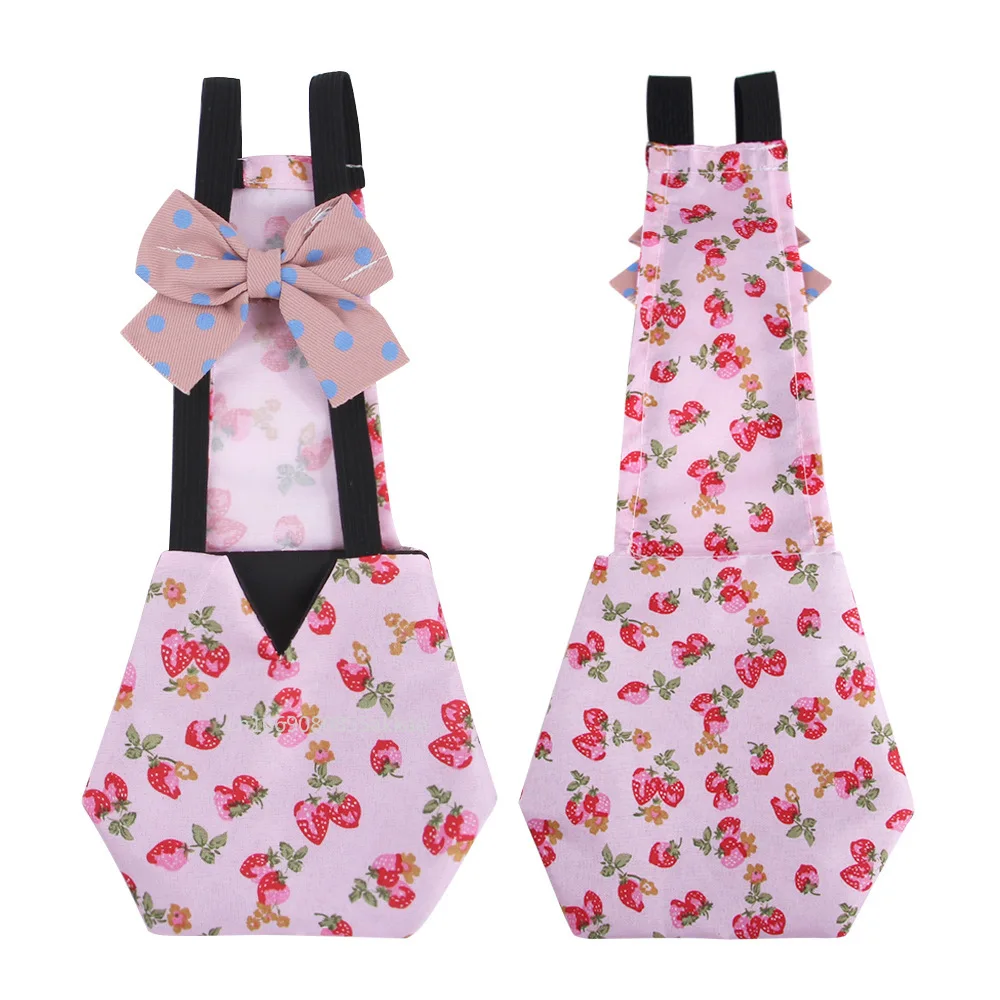Fralda de frango à prova d'água, roupas para animais de estimação, pato, reutilizável, respirável, fantasia de aves, fraldas com decoração de laço para gansos, galinhas
