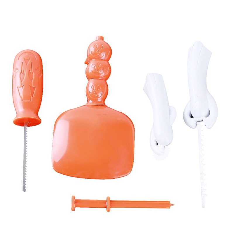 5 stk halloween gresskar utskjæringssett rustfritt stål kutter kjøkken frukt grønnsak kutter lampe stiklinger kjøkkenverktøy