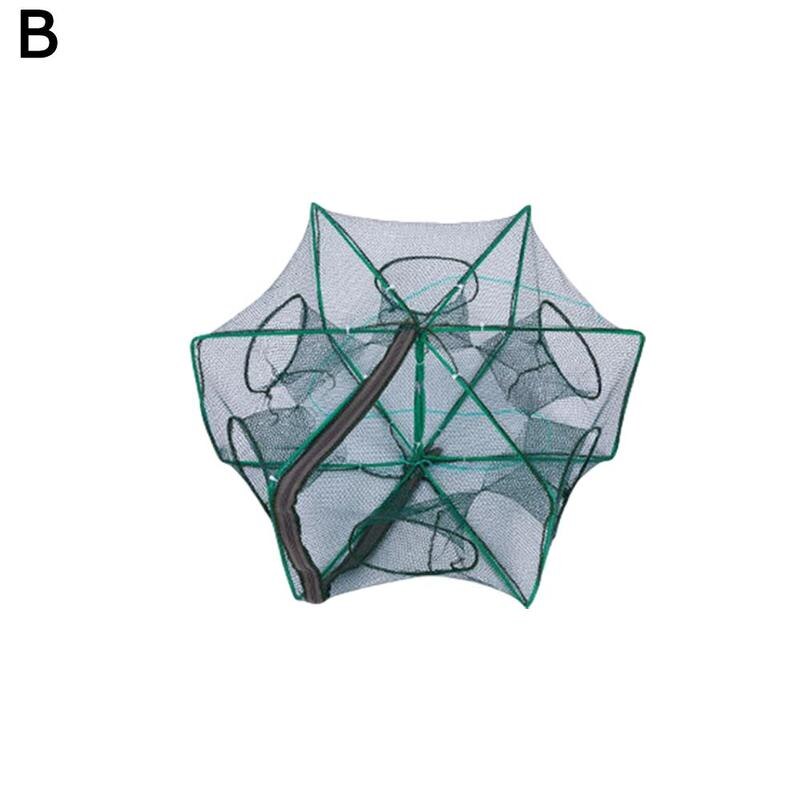 Folding Fishing Cage Net Moving Net Umbrella Cage Hanging Net Fishing Shrimp Net Crab Cage Hand Throw Net Fish Net Fishing: B