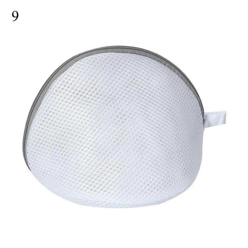 Beschermende bh voor kledingverdikking klassieke mesh bh ondergoedtas fijn gaas hulpmiddel wasgoed wassen lingerie schone waszakken: Diepblauw