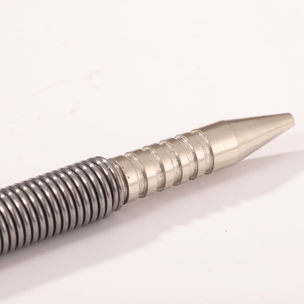 Spring Tool Hammerless Single Ended Center Hole Punch Spring Loaded Marking Metal Woodwork Drill Tools Accessories