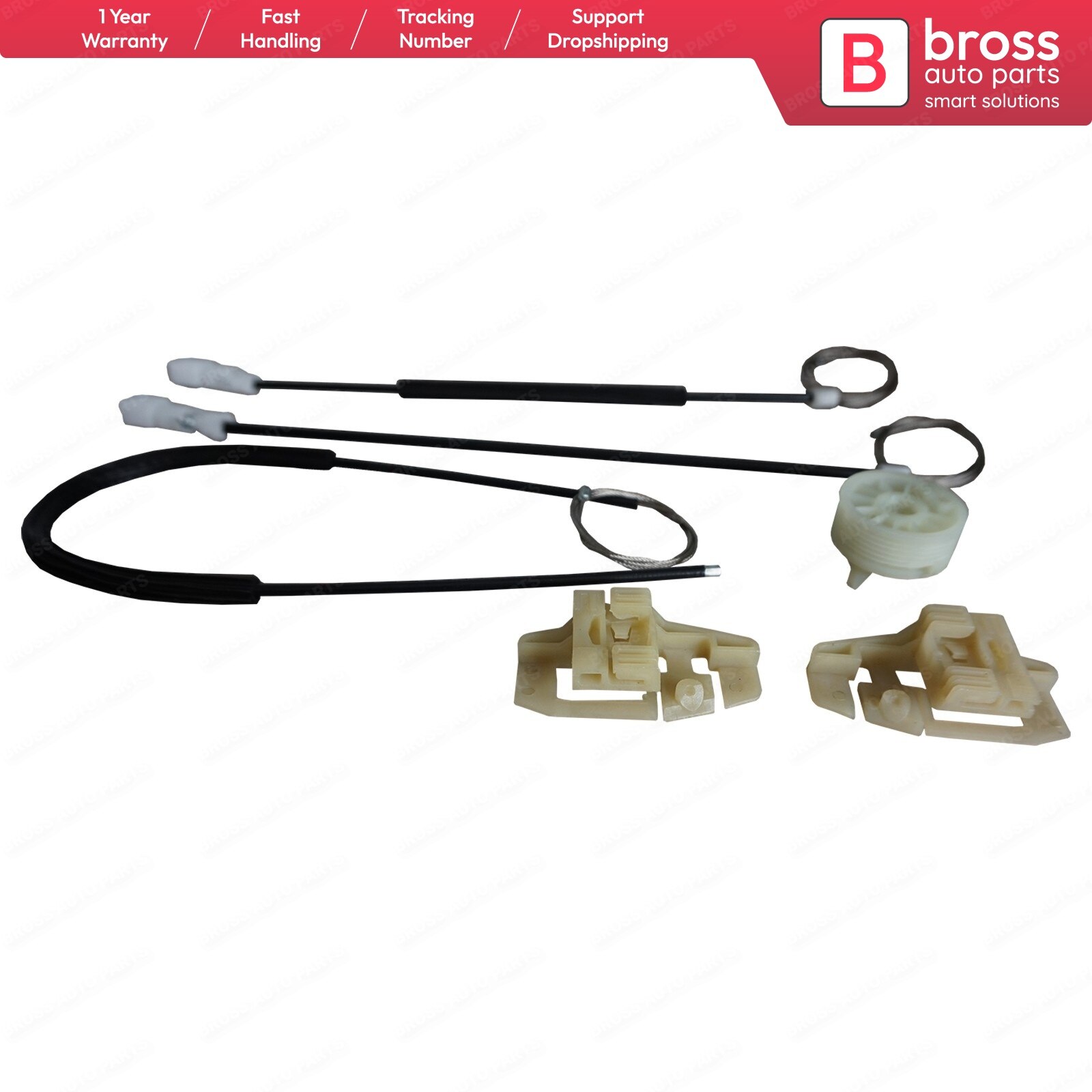 Bwr 5004 vindusregulator reparasjonssett foran til venstre til xsara 1997-2005