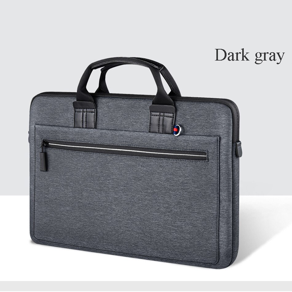 Estuche para ordenador portátil WIWU para MacBook Air 13 estuche Pro 13 15 16 para mujer, bolsa para portátil de 14 pulgadas, bolsa impermeable para ordenador portátil 15,6: Gris oscuro / for Xiaomi Pro 15.6