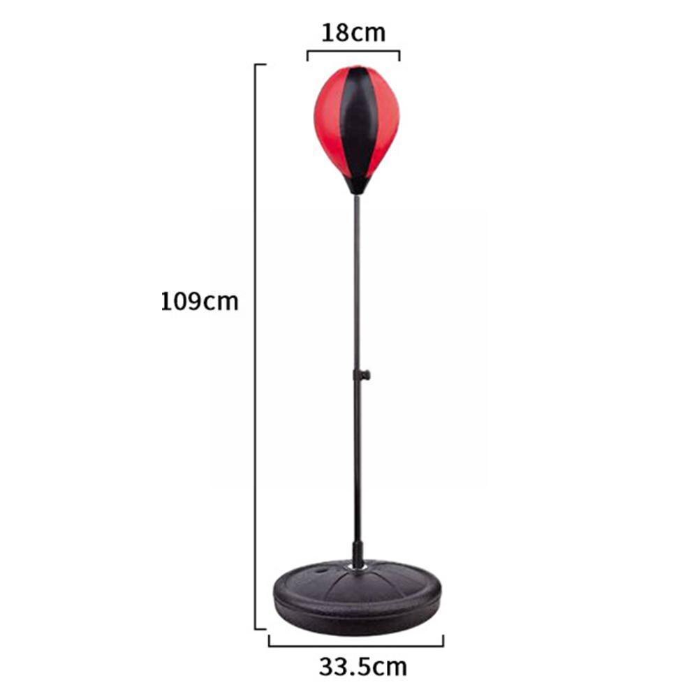 Children Training Boxing Ball Heavy Stand Punching Target Punch Bag Response Boxing Adjustable Height Durable 70-105cm Spee U0g7