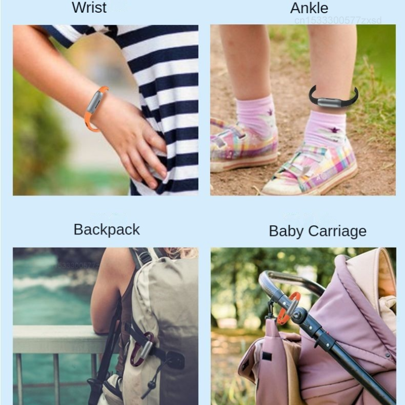 Xiaomi-pulsera repelente de mosquitos de aceite esencial para niños y adultos, Protector de mosquitos para exteriores, pulsera de viaje portátil