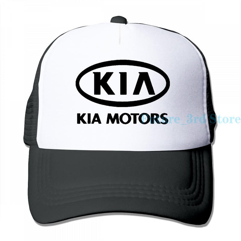 Kia Motors Baseball cap men women Trucker Hats adjustable cap: 3-Black