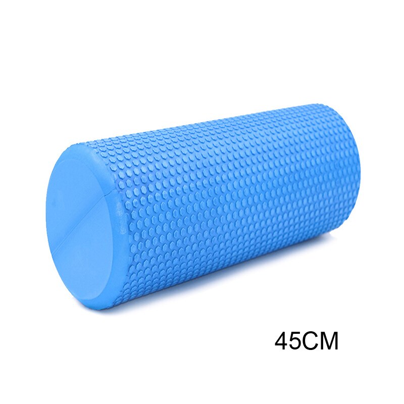 30/45/60cm EVA Yoga Foam Roller Training Colume Rollor Fitness Deep Tissue Massage Exercise Pilates Body Building Back Massager: sky blue