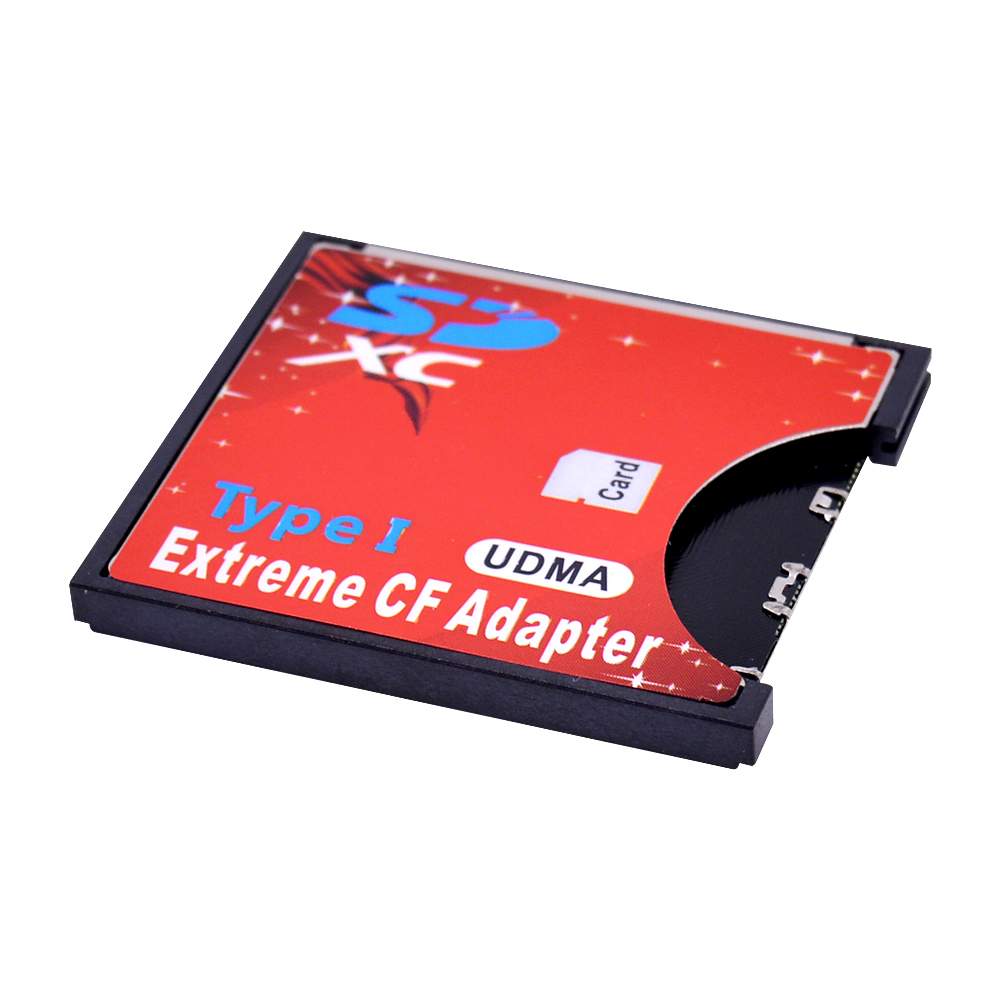 Wifi sd til cf -kortadapter enkelt slot ekstrem til micro sd/sdxc tf til compact flash cf type i hukommelseskortlæser -adapter