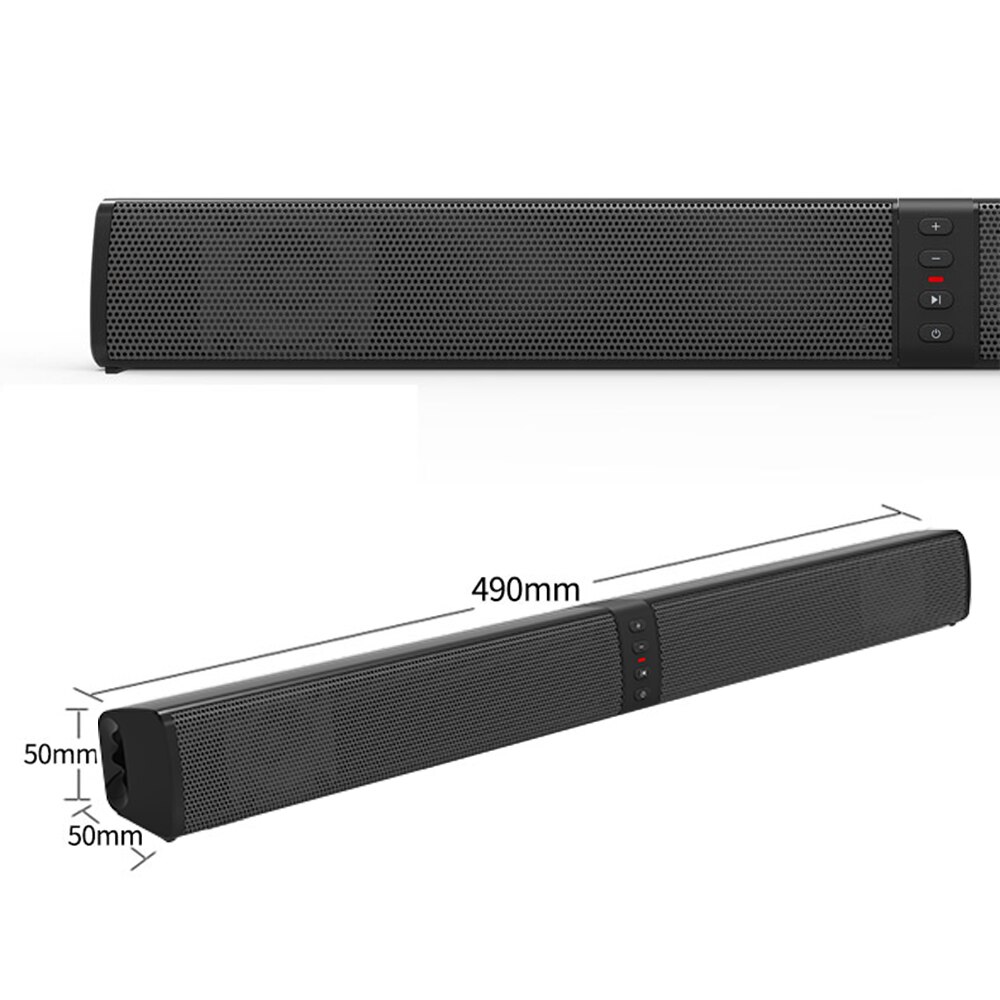 Home Theater 20W Bluetooth Soundbar Tv Aux Optic Bluetooth Soundbar Speakers Kolom Soundbar Subwoofer Speaker Voor Tv Computer