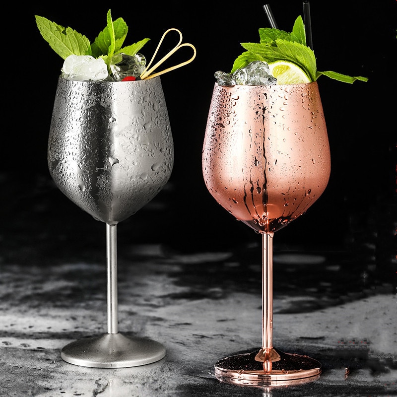 304 Roestvrij Staal Beker Cup Geschikt Voor Wijn, Champagne, Cocktial, Martini, Drankjes, Drank