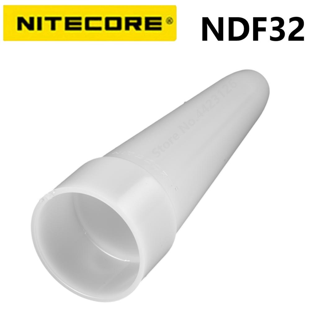 Nitecore NDF25/NDF32/NDF34/NDF40mm Doorschijnend Wit Diffuser Kegel Verkeer Wand Tip Voor Lanterna Lamp Zaklamp Accessoires
